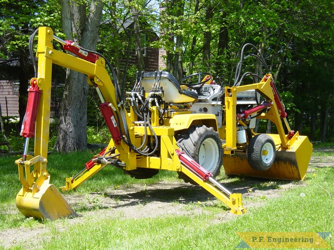 Pf Engineering — Do It Yourself Plans — Gallery Backhoe